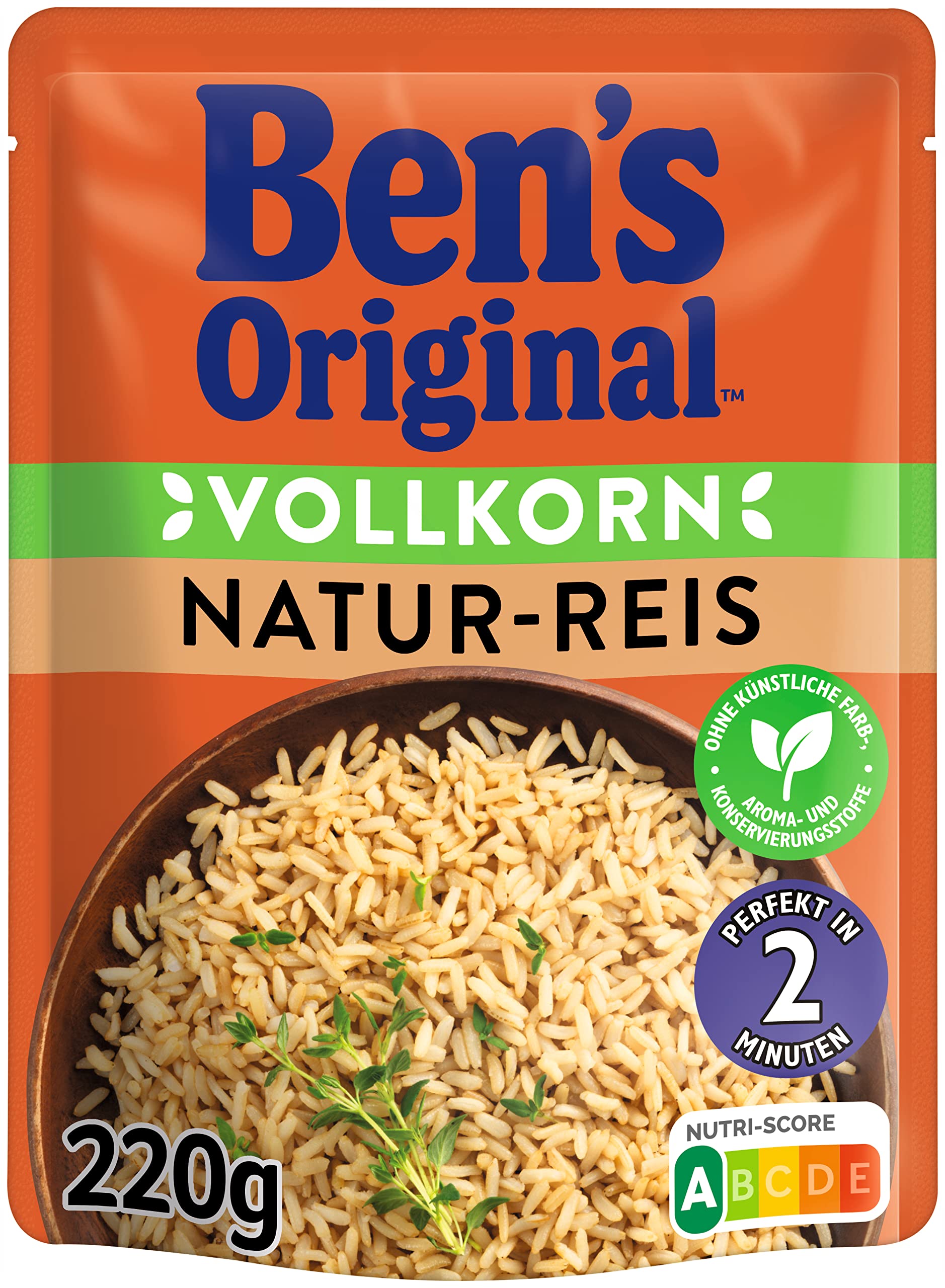 Ben's Original Express Reis Natur 6x220g Vollkorn