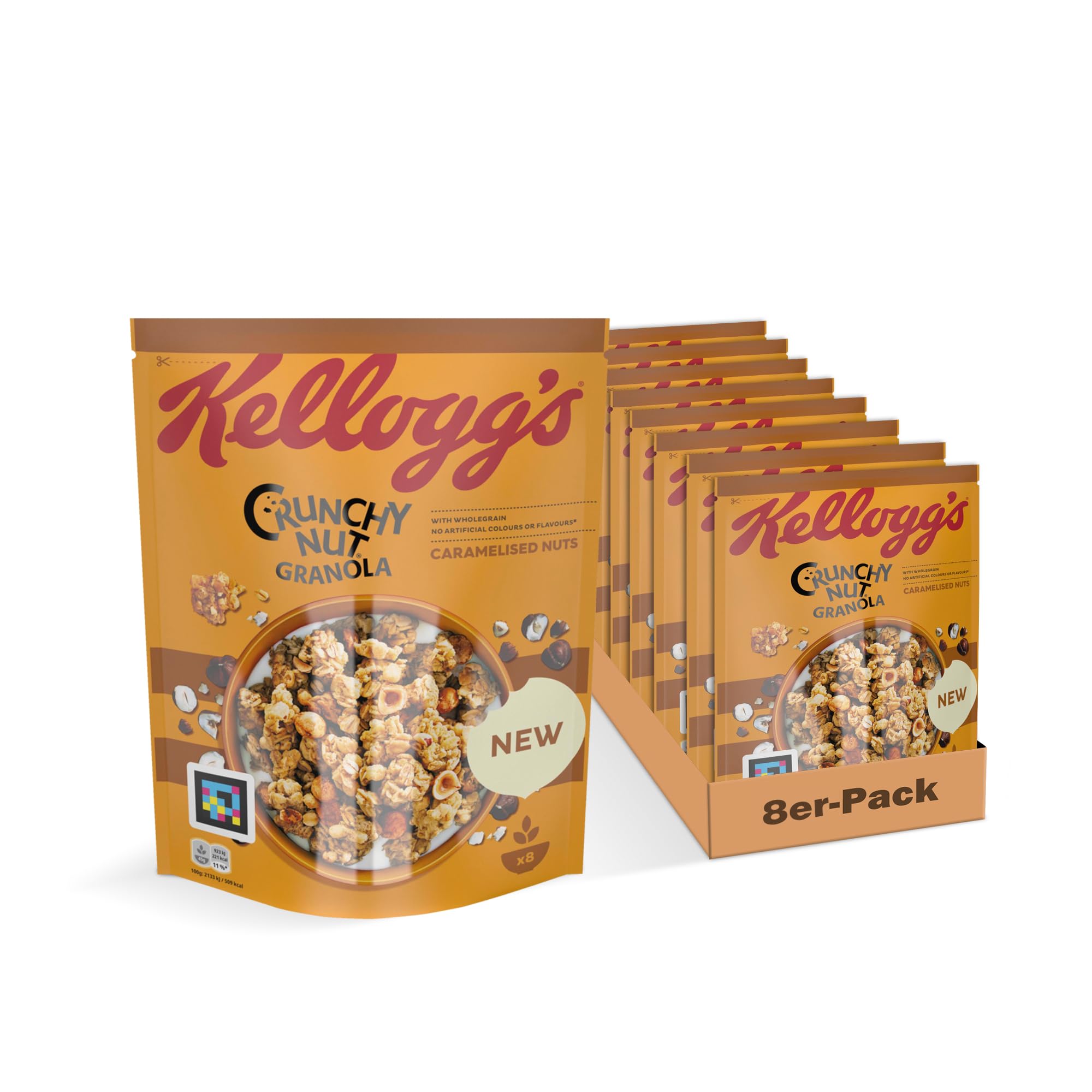 Kellogg's Crunchy Nut Caramelised Nuts Müsli 380g karamellisiert