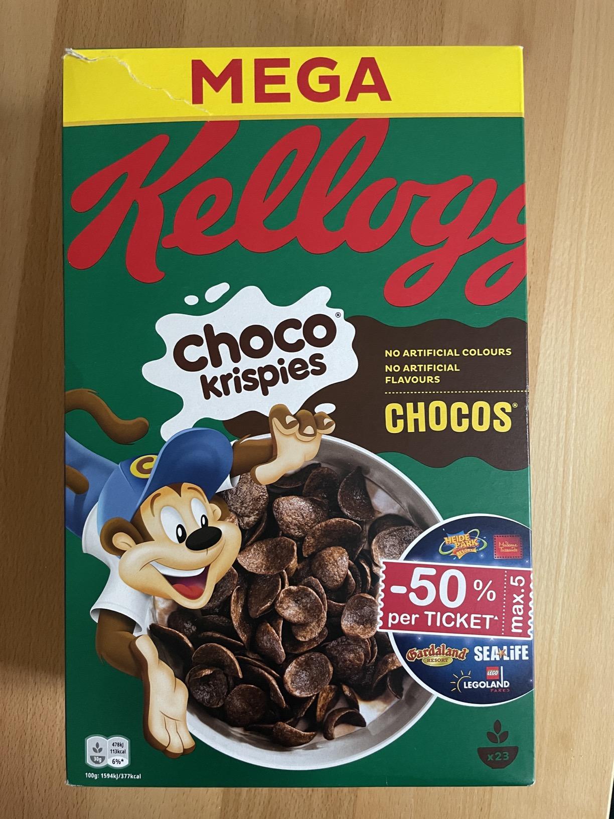 Kellogg's Choco Krispies Chocos Cerealien 700 g Schoko