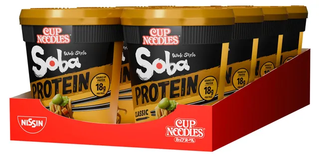 Nissin Cup Noodles Soba Protein Classic 8x92 g