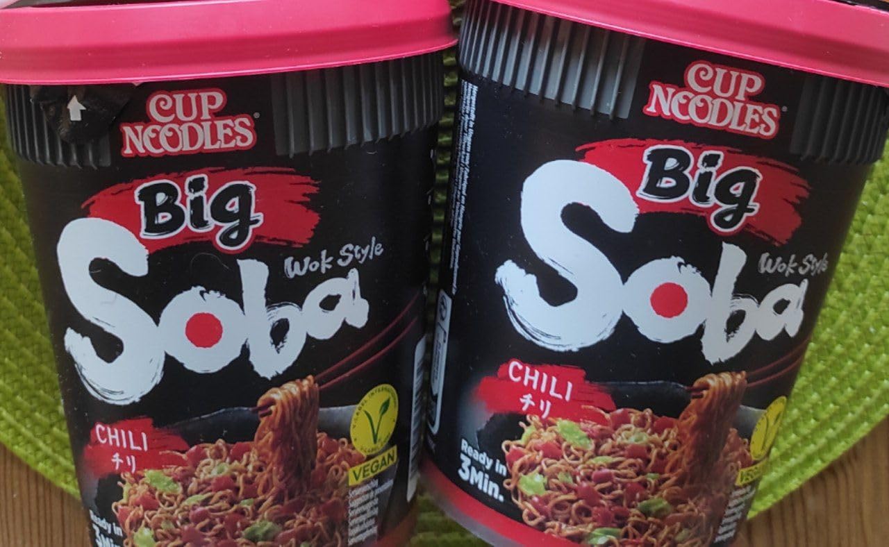 Nissin Cup Noodles Soba Big Chili Instant-Nudeln 115g