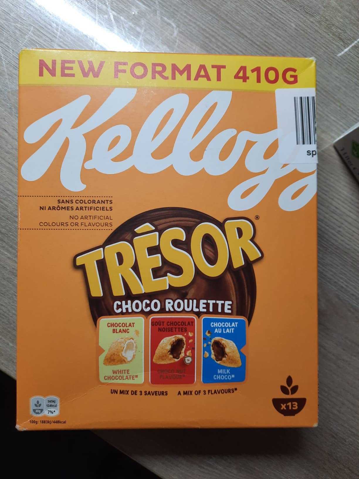 Kellogg's Tresor Choco Roulette Cerealien 410g Triple