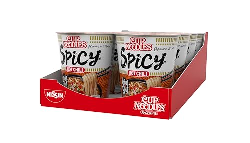 Nissin Cup Noodles Hot Chili Spicy 8x66g Instant