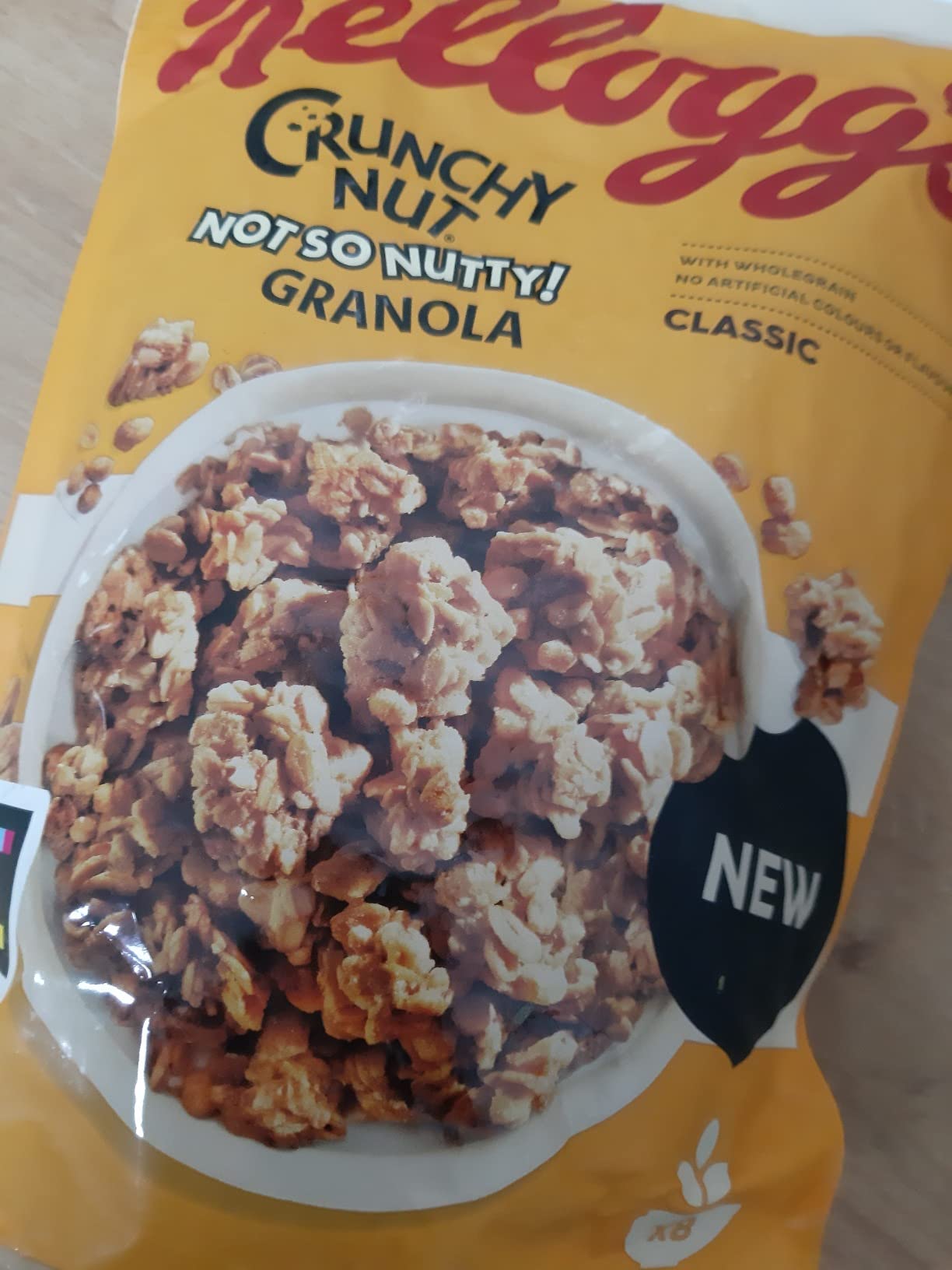 Kellogg's Crunchy Nut Classic Granola Müsli 380g Vollkorn