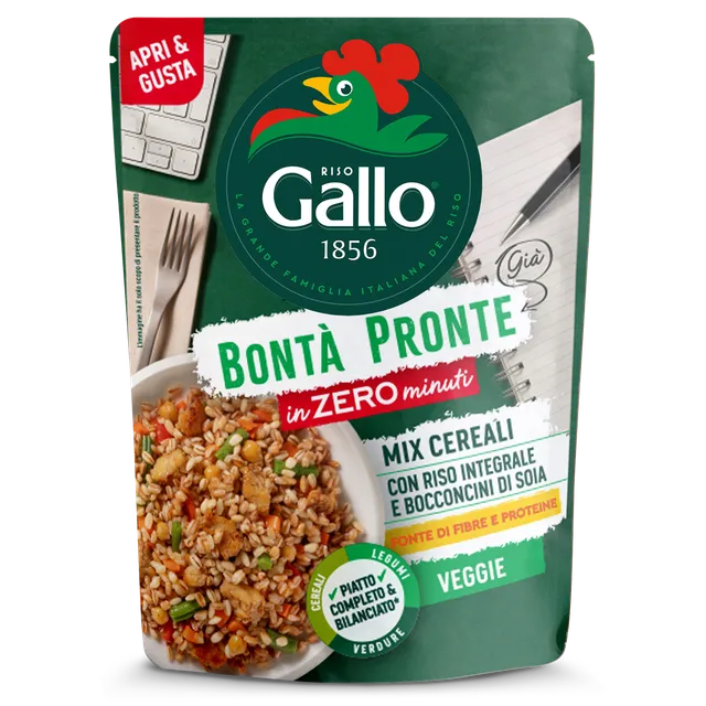 Riso Gallo Bontà Pronte Mix Cereali Veggie 220g