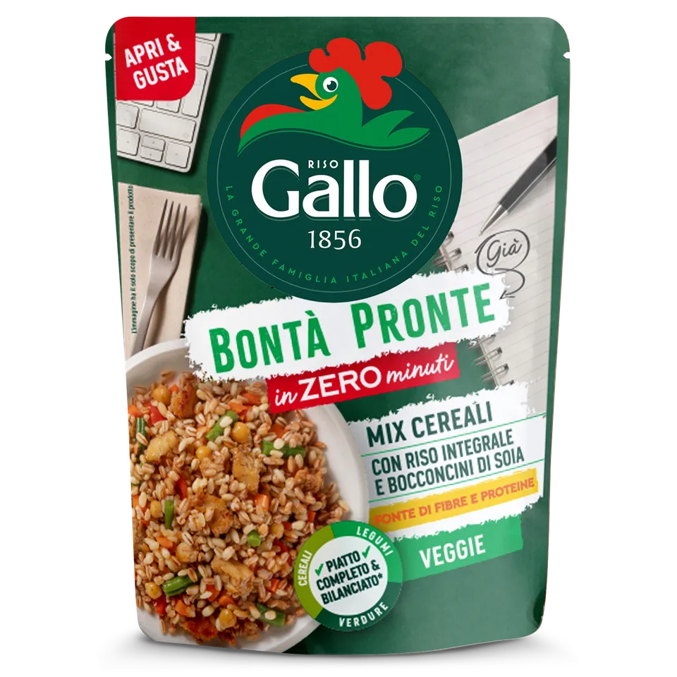 Riso Gallo Bontà Pronte Mix Cereali Veggie 220g