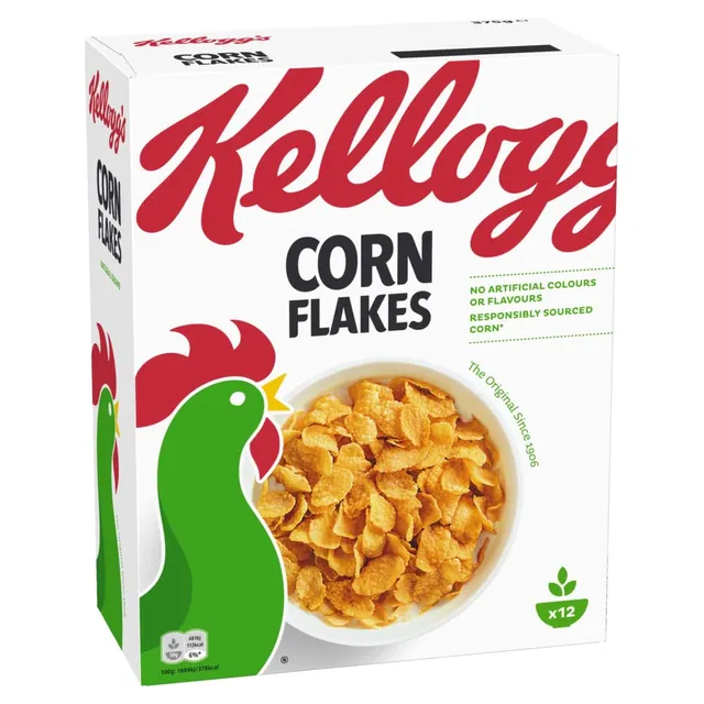 Kellogg's Corn Flakes Frühstückscerealien 375g Original