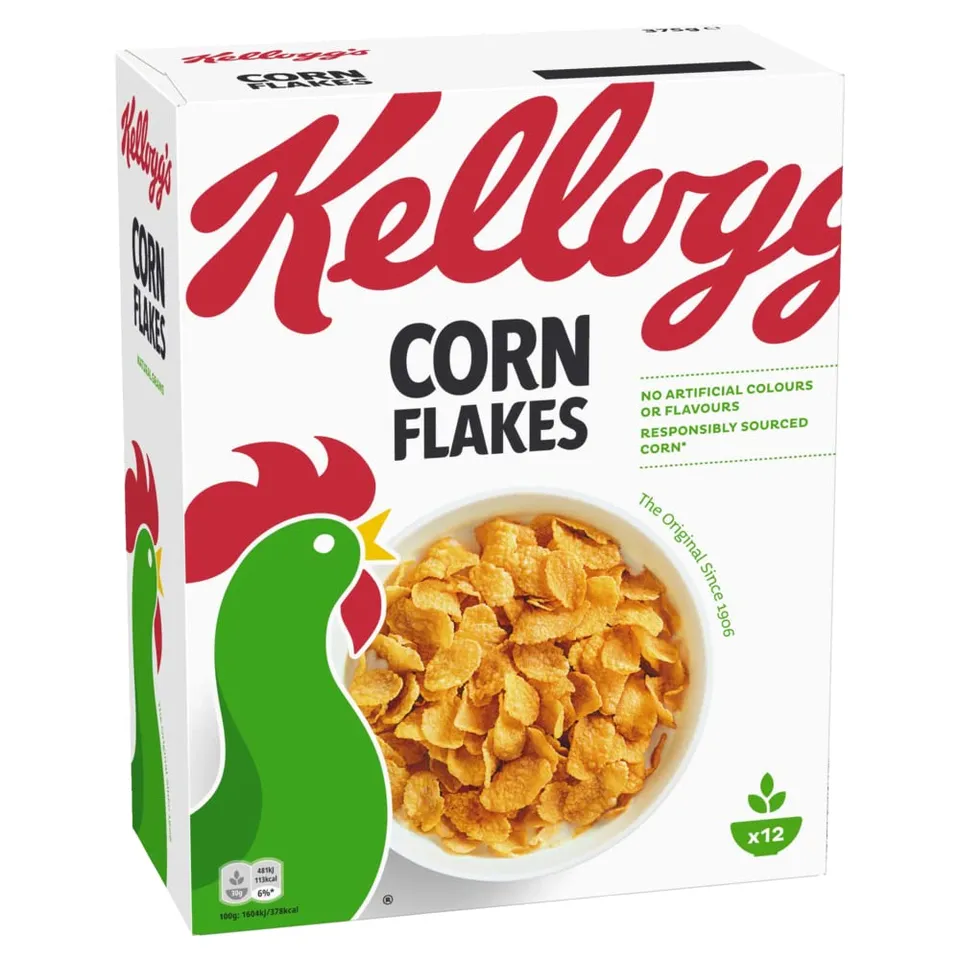 Kellogg's Corn Flakes Frühstückscerealien 375g Original