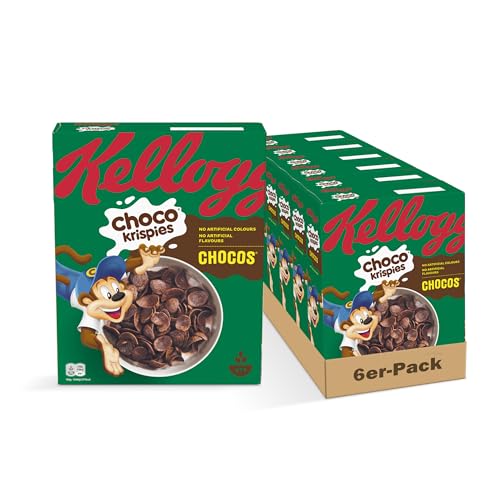 Kellogg's Choco Krispies Chocos Cerealien 6 x 330 g Kakao