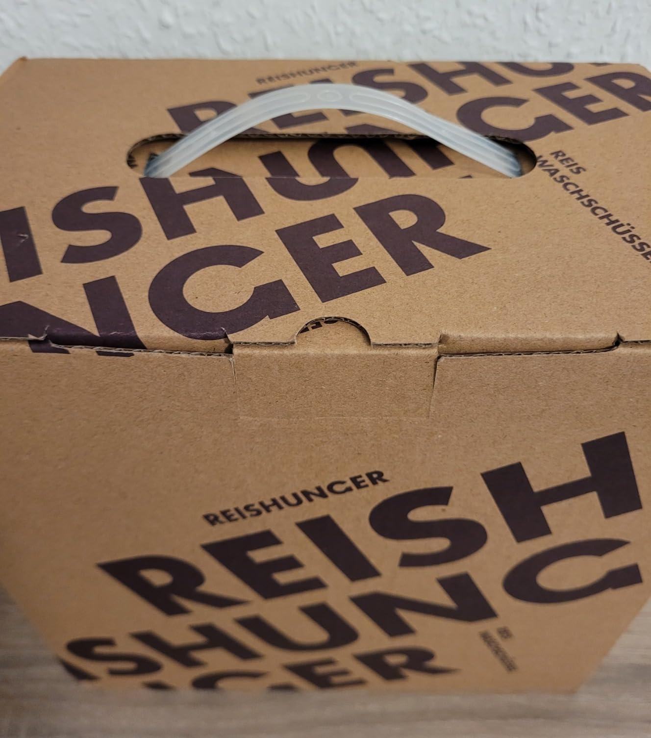 Reishunger Reis Waschschüssel Edelstahl Schwarz 1,8 L Sieb