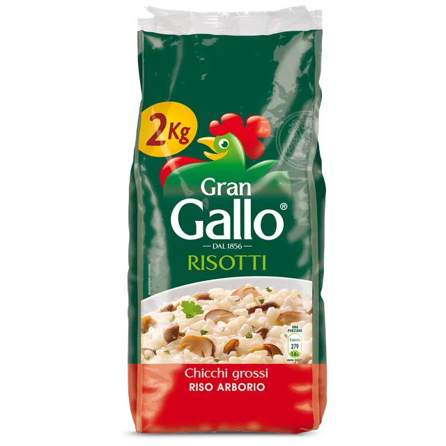 Riso Gallo Riserva Arborio Reis 2 kg Risotto