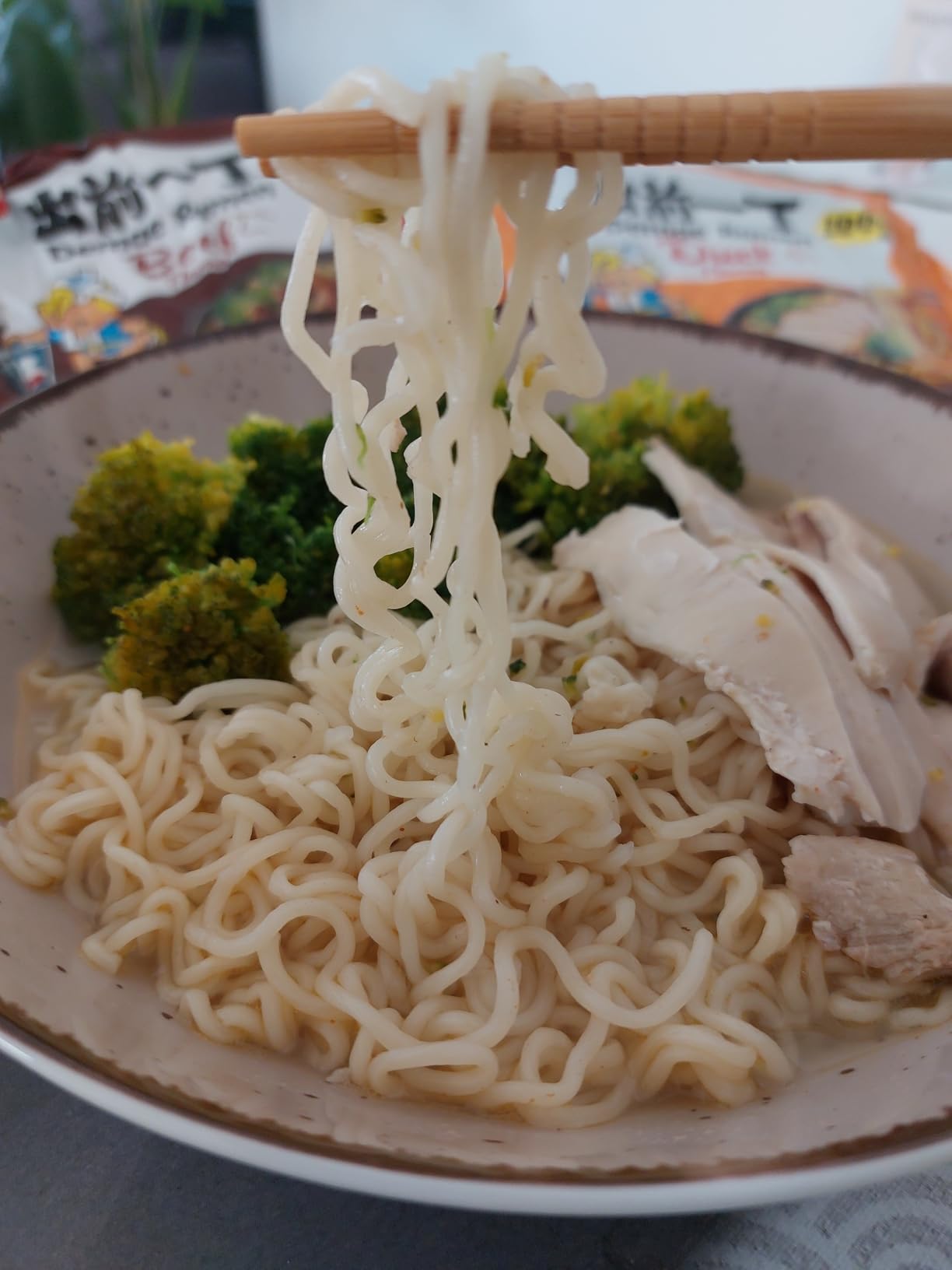 Nissin Demae Ramen Ente Instant-Nudeln 100g Ente-Knoblauch