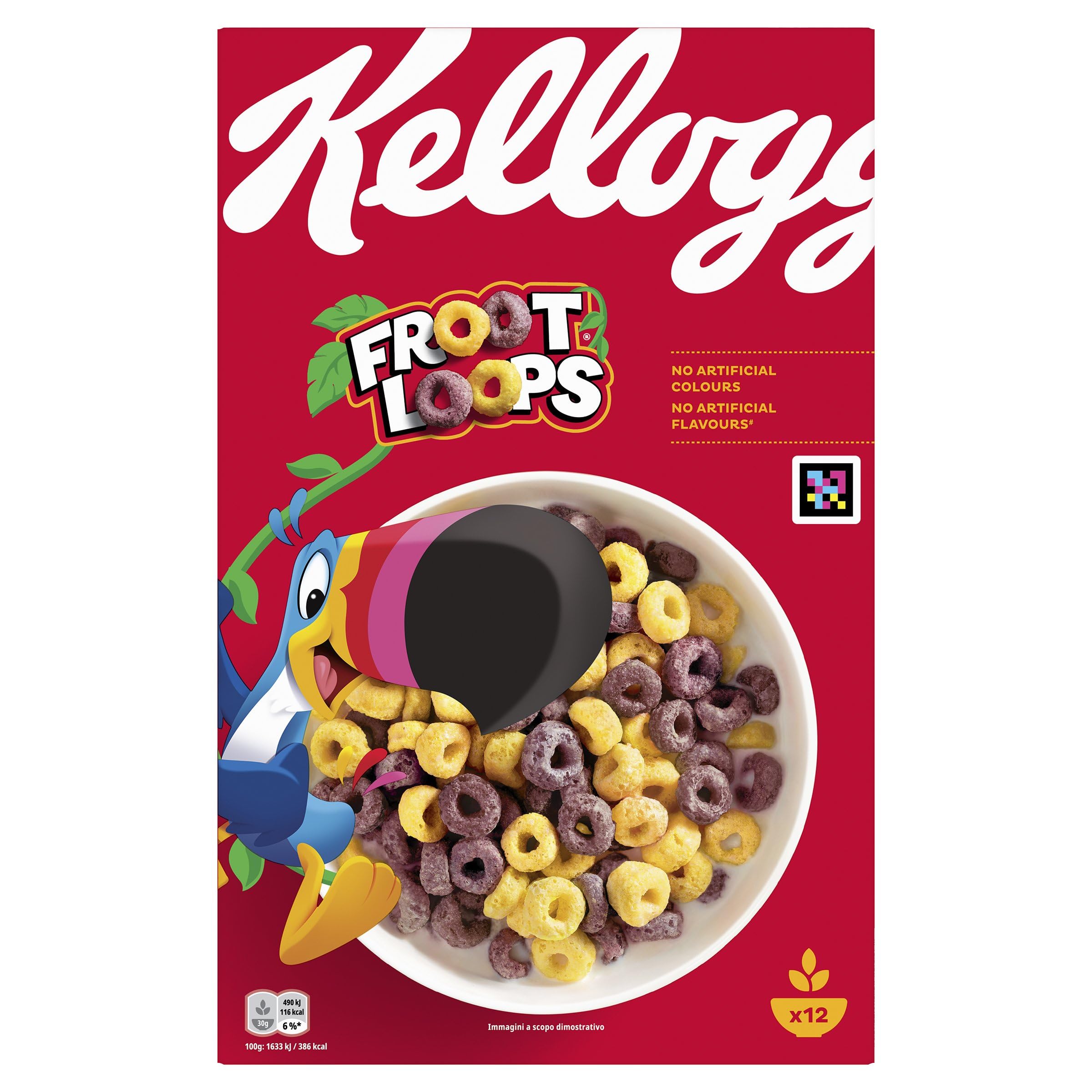Kellogg's Froot Loops Cerealien 375 g Fruchtgeschmack