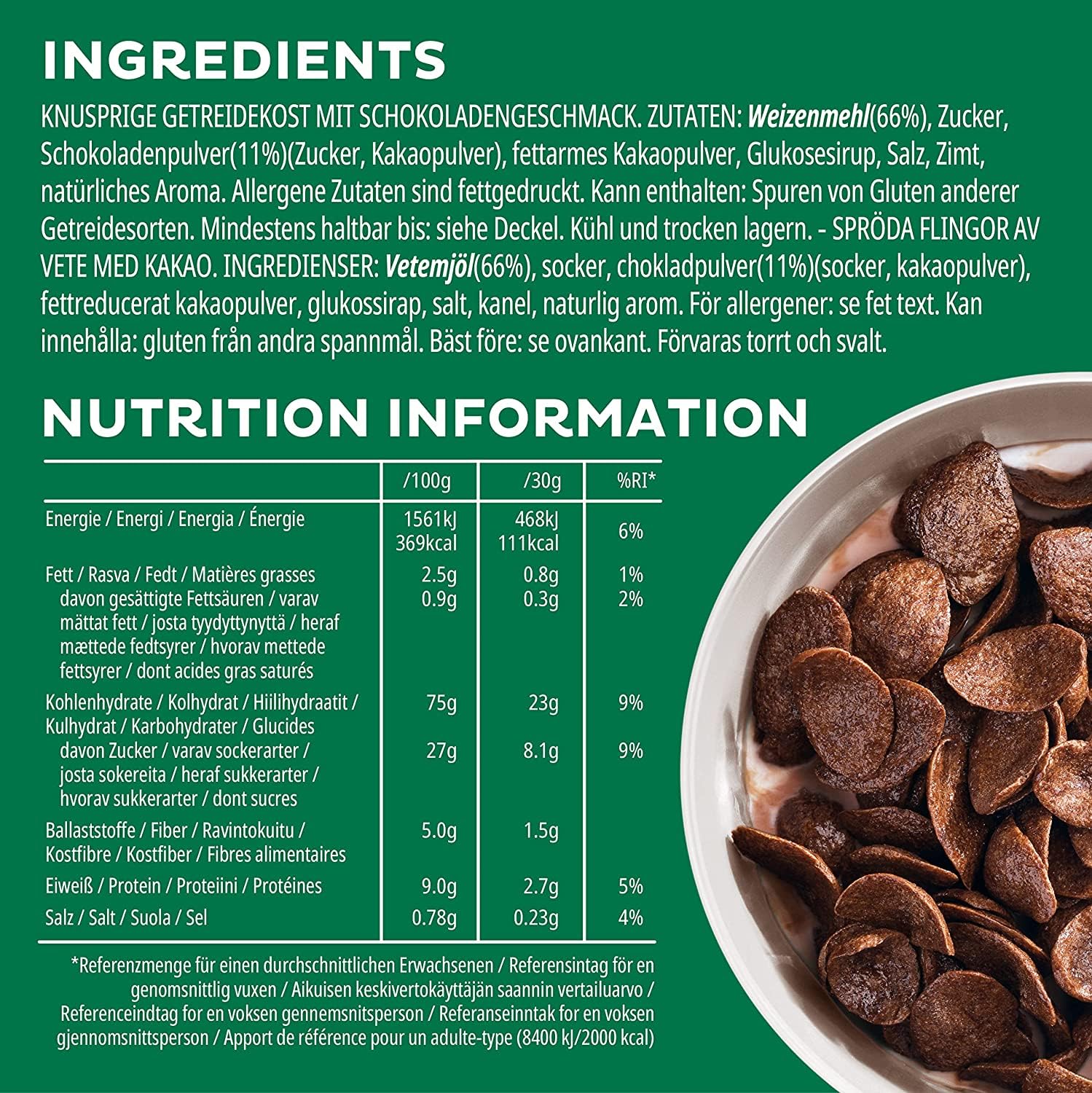 Kellogg's Choco Krispies Chocos Cerealien 6 x 330 g Kakao
