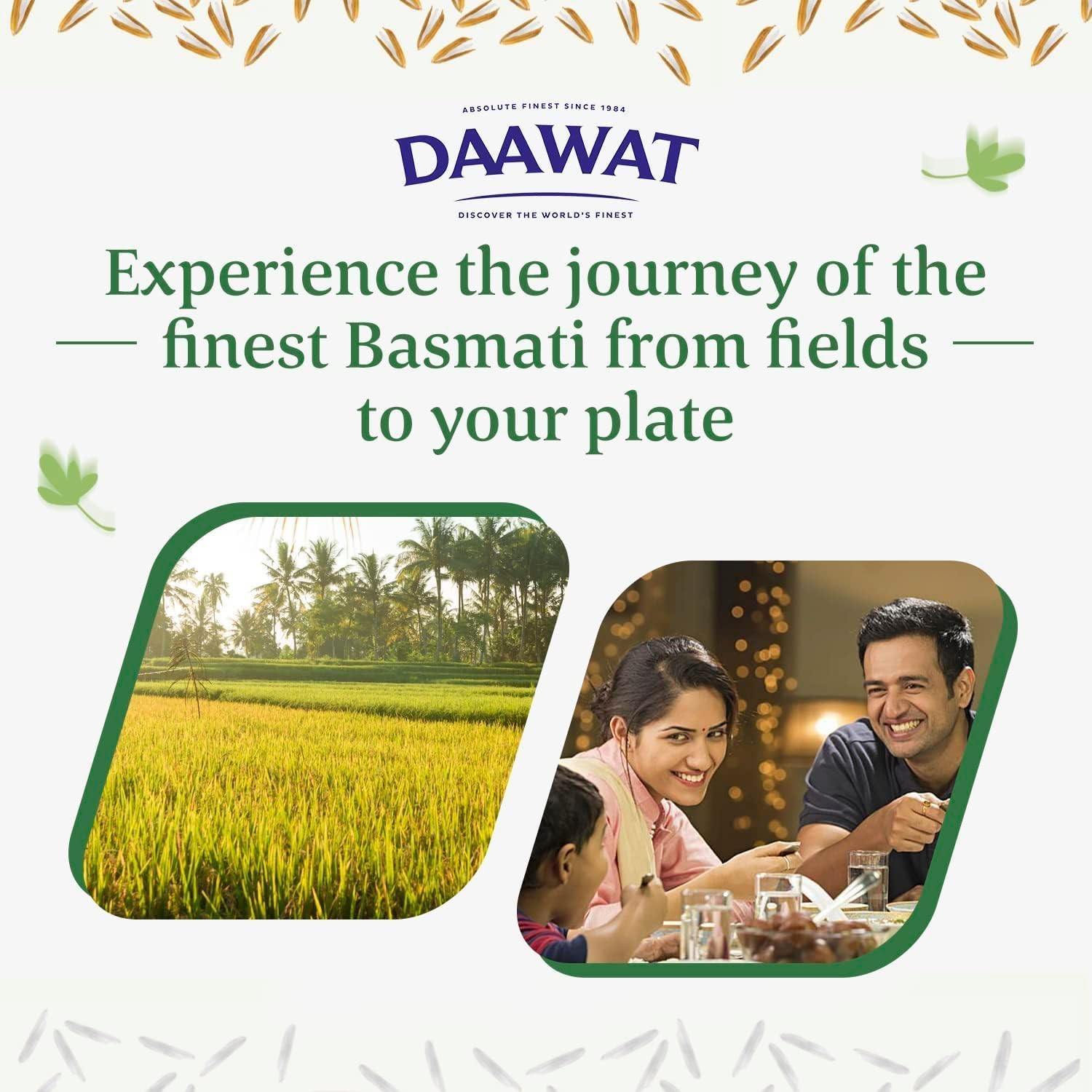Daawat Extra Long Basmati Reis 1kg aromatisch