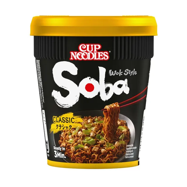 Nissin Soba Cup Classic Yakisoba-Becher 90g Wok-Art