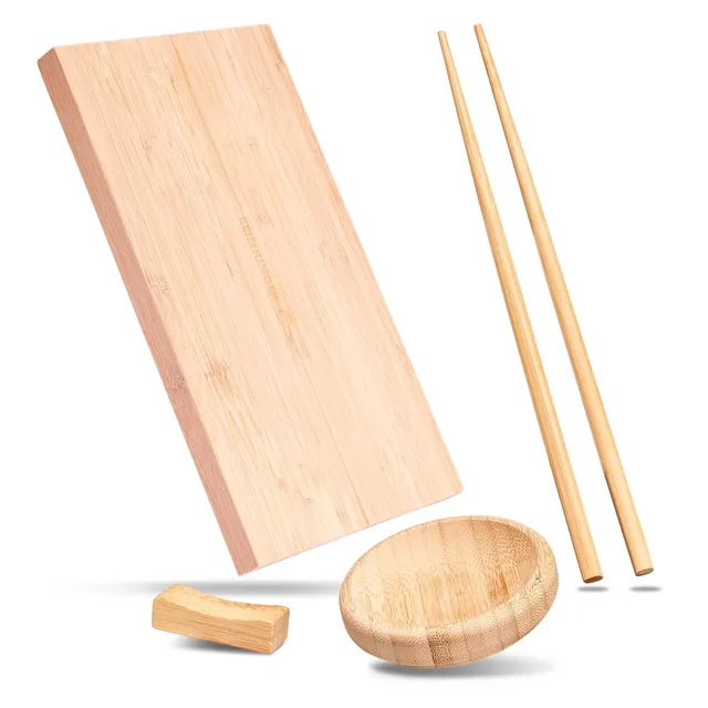 Reishunger Sushi Servier Set Bambus 4 Personen