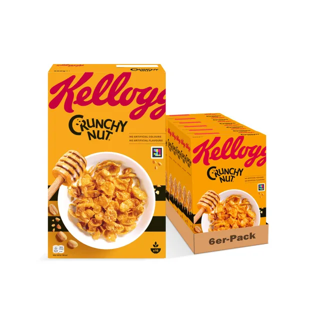 Kellogg's Crunchy Nut Cornflakes 6x500g Honig