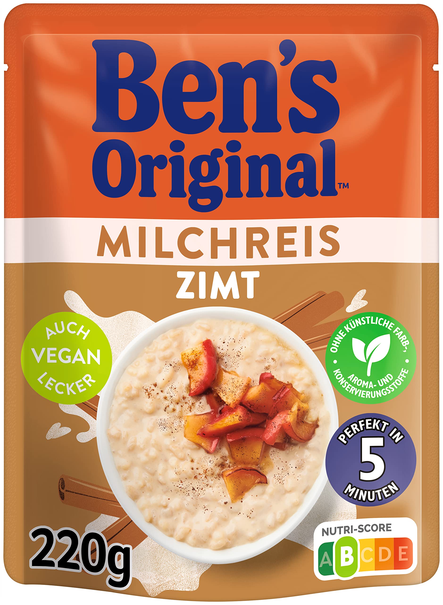 Ben's Original Express Milchreis Zimt 6x237g zimtig