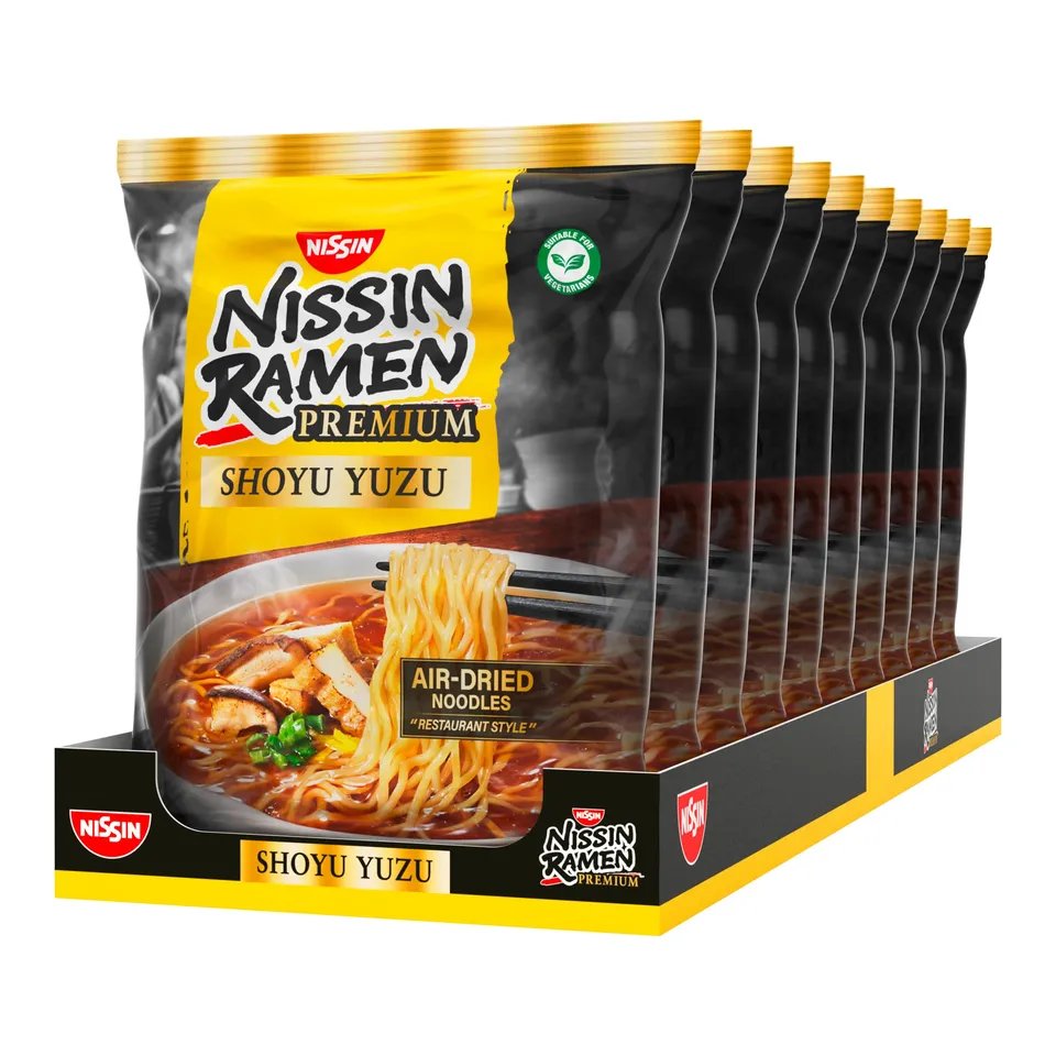 Nissin Ramen Premium Shoyu Yuzu 10x92,7g Sojasauce