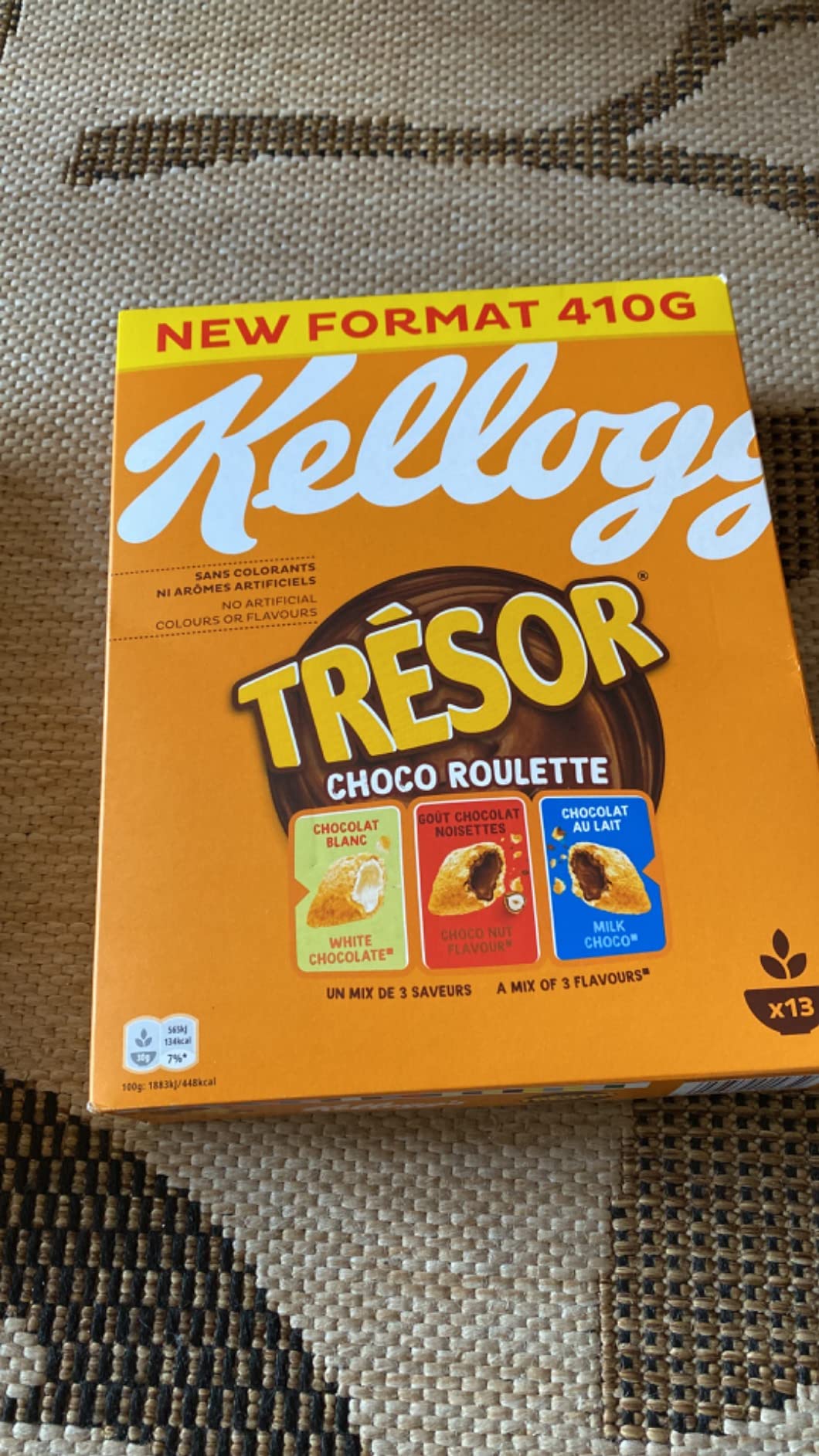 Kellogg's Tresor Choco Roulette Cerealien 410g Triple