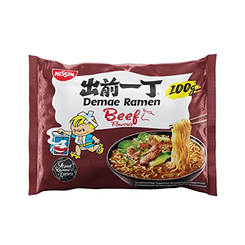 Nissin Demae Ramen Rind Instant-Nudeln 100g kräftig