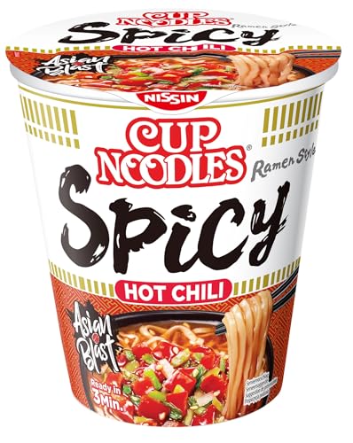 Nissin Cup Noodles Spicy Instant-Nudeln 66g scharf