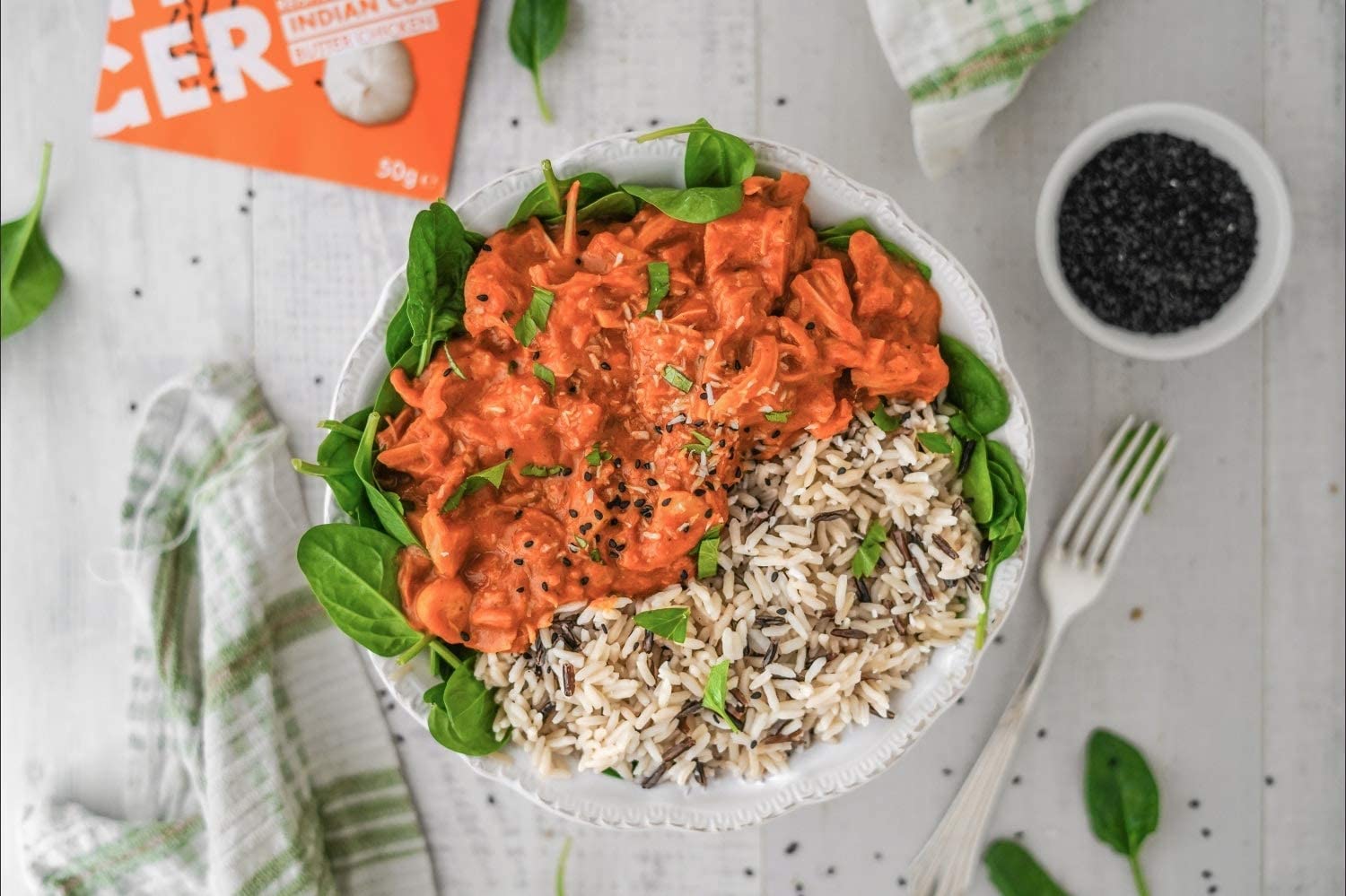 Reishunger Butter Chicken Curry Box Kochbox für 4 Personen indisch