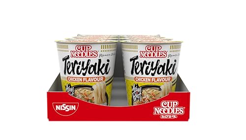 Nissin Cup Noodles Chicken Teriyaki Instant-Nudeln 8er Pack