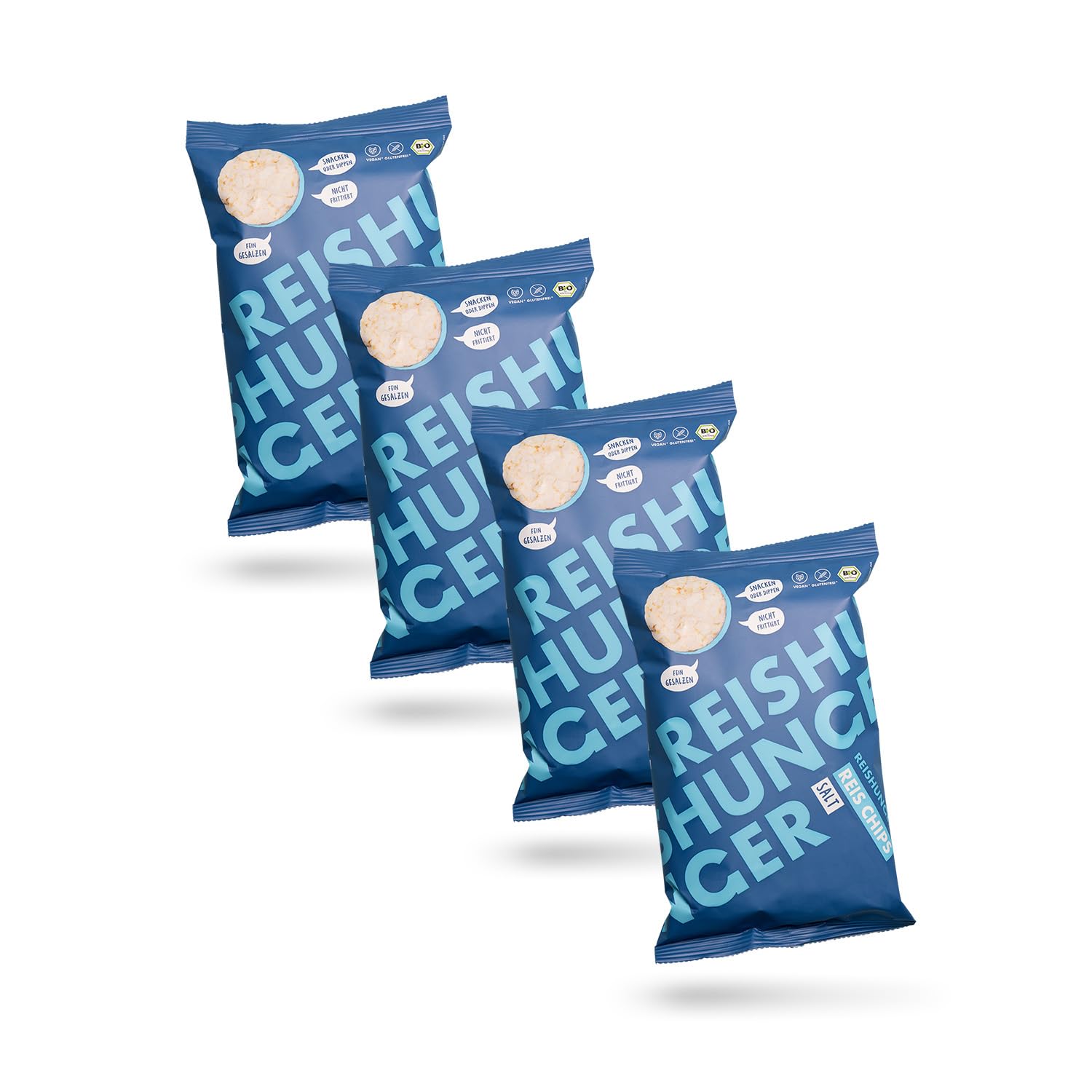 Reishunger Bio Reis Chips Chili 8x50g vegan glutenfrei