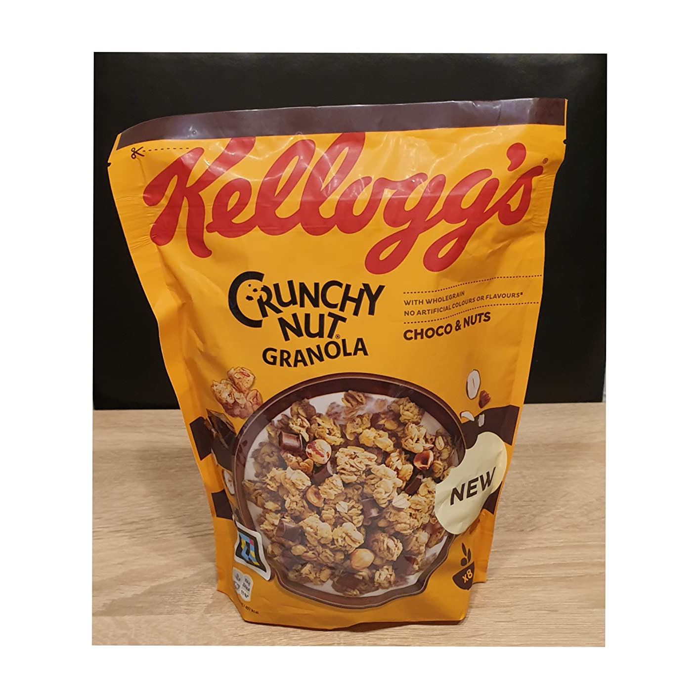 Kellogg's Crunchy Nut Granola Müsli 8 x 380 g Choco