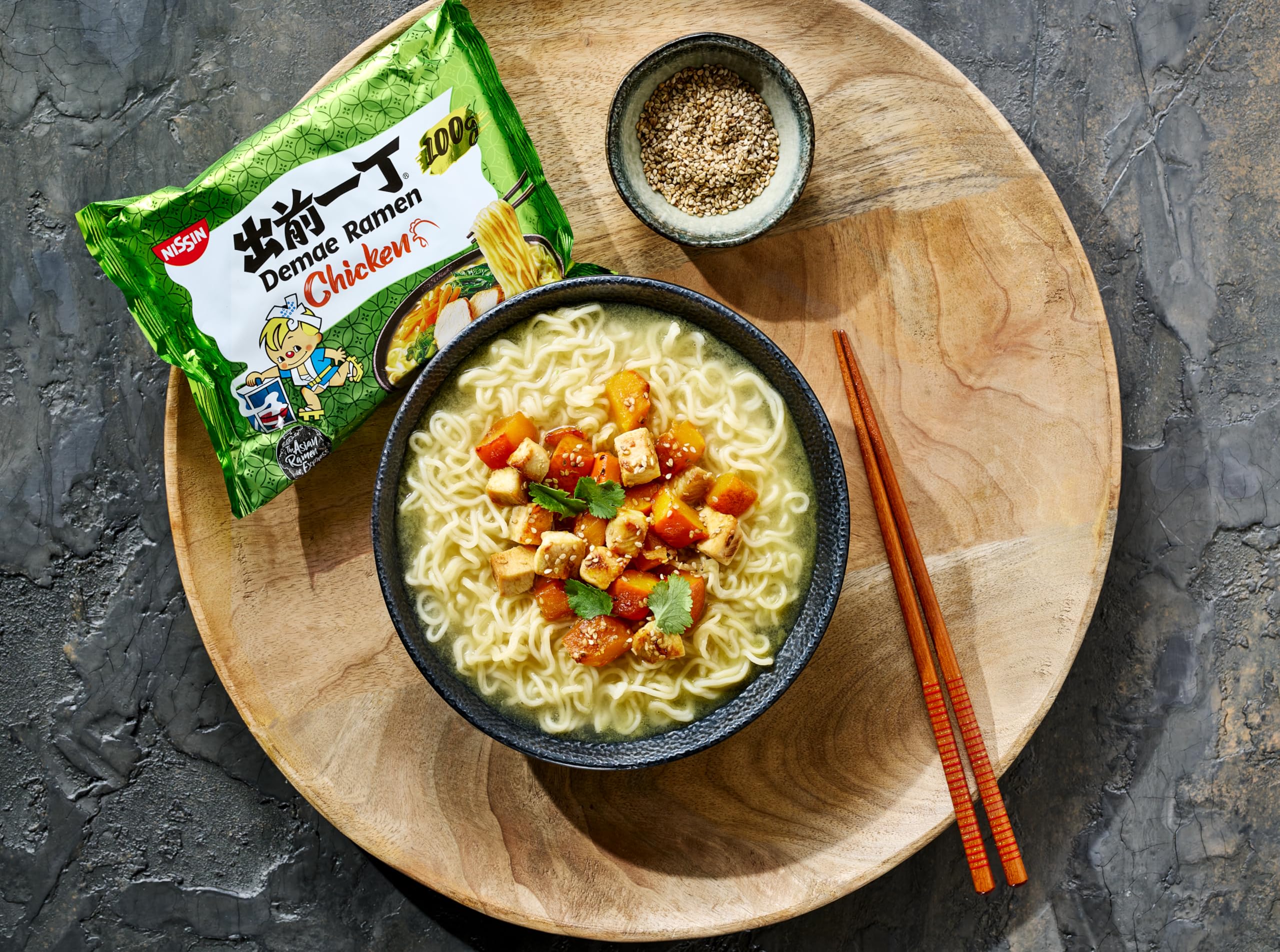 Nissin Demae Ramen Chicken 10x100g Pack