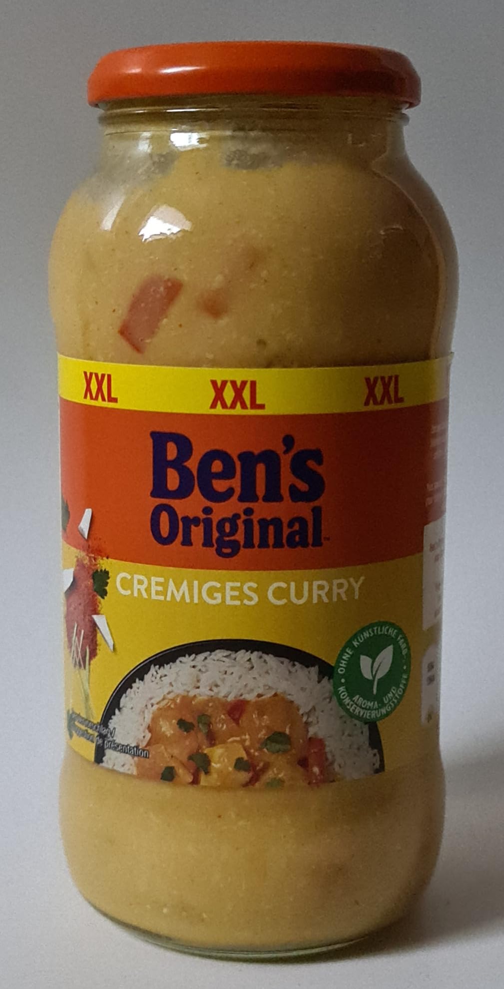 Ben's Original Cremiges Curry Sauce Gelbes Thai 6x400g mild