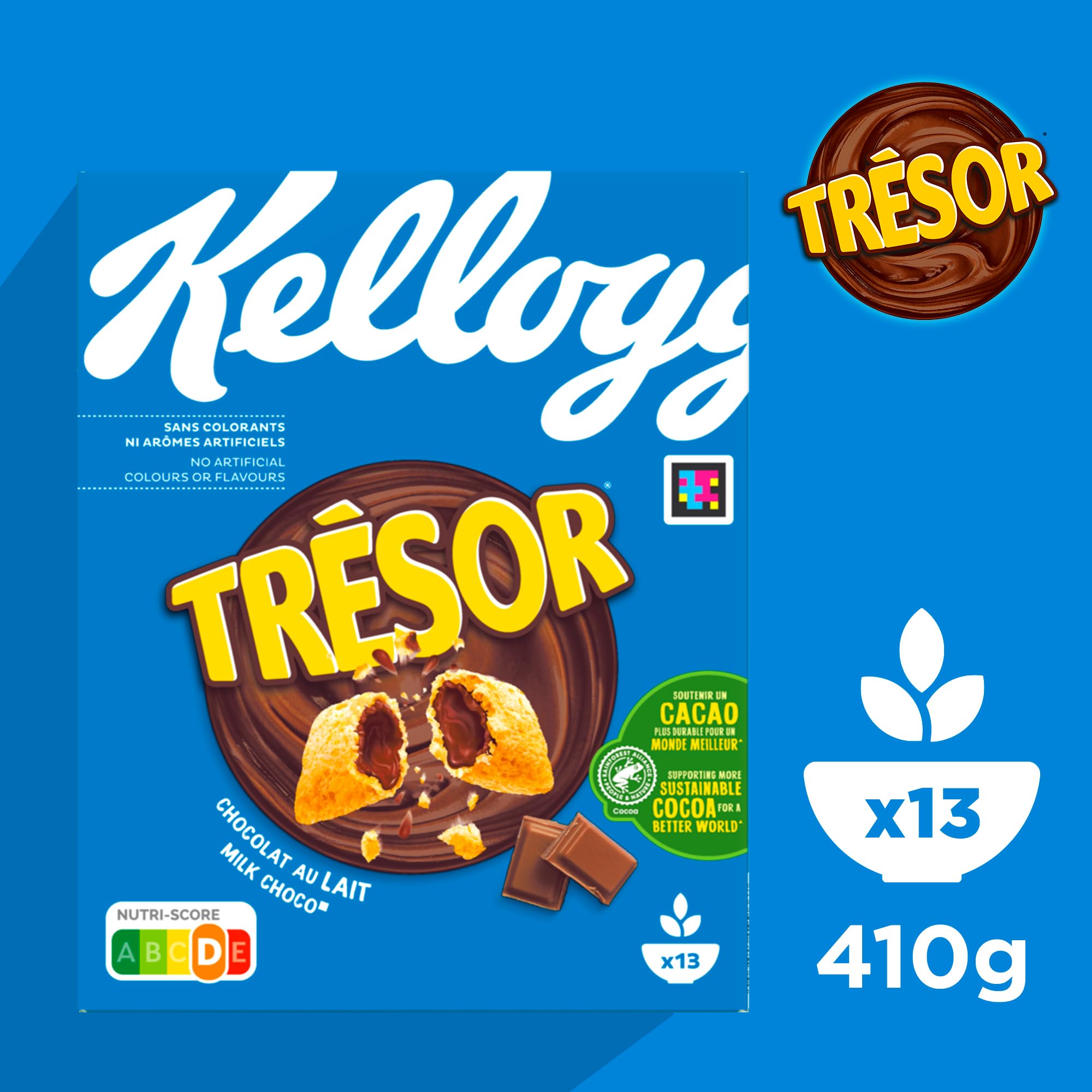 Kellogg's Tresor Milk Choco Cerealien 6x410g mit Dose