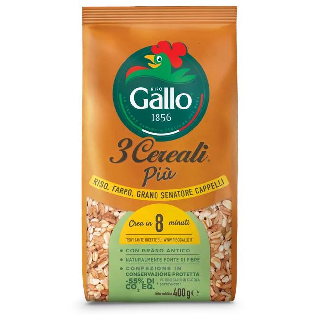 Riso Gallo 3 Cereali Più Reis 400g ballaststoffreich