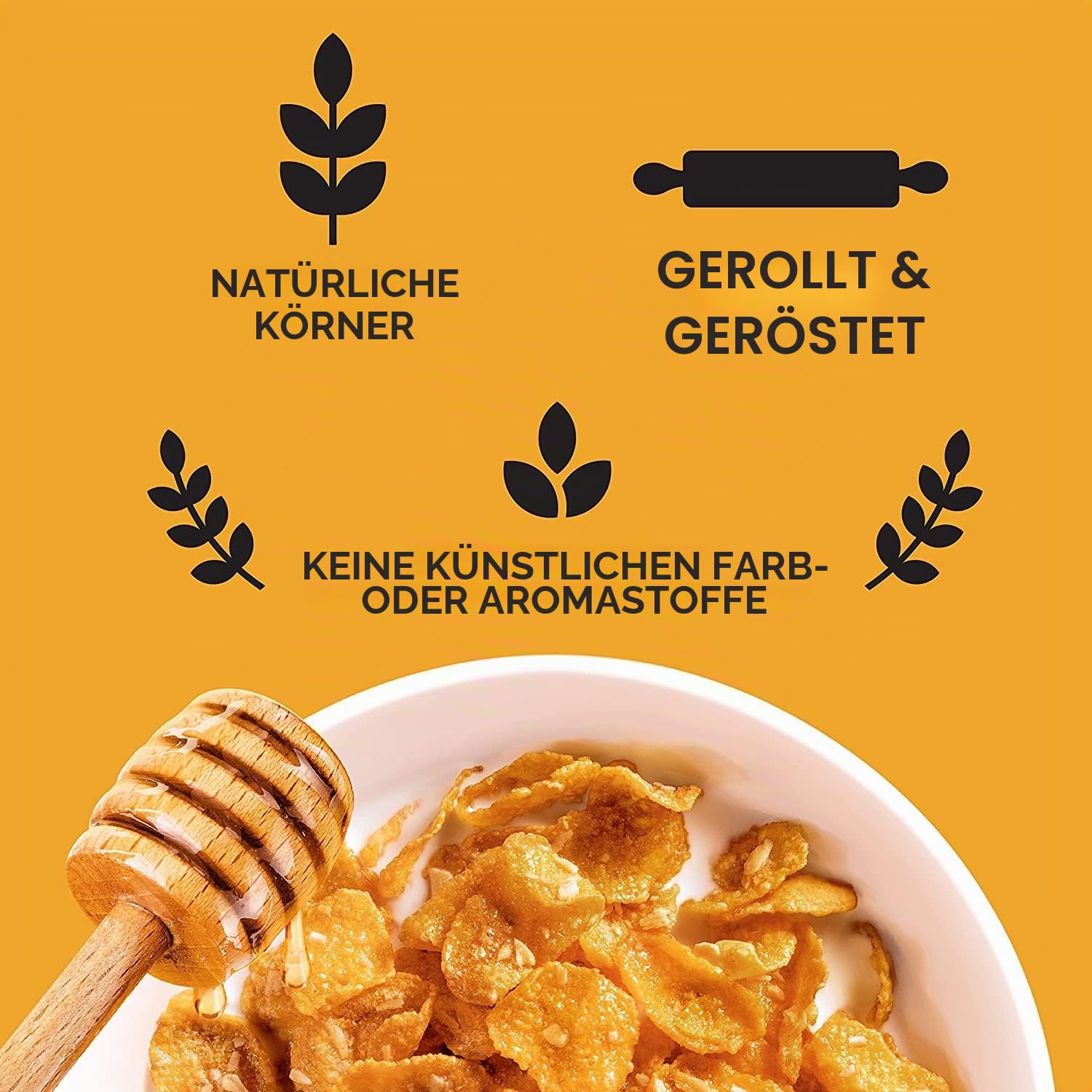Kellogg's Crunchy Nut Cornflakes 6x720g mit Honig Erdnuss