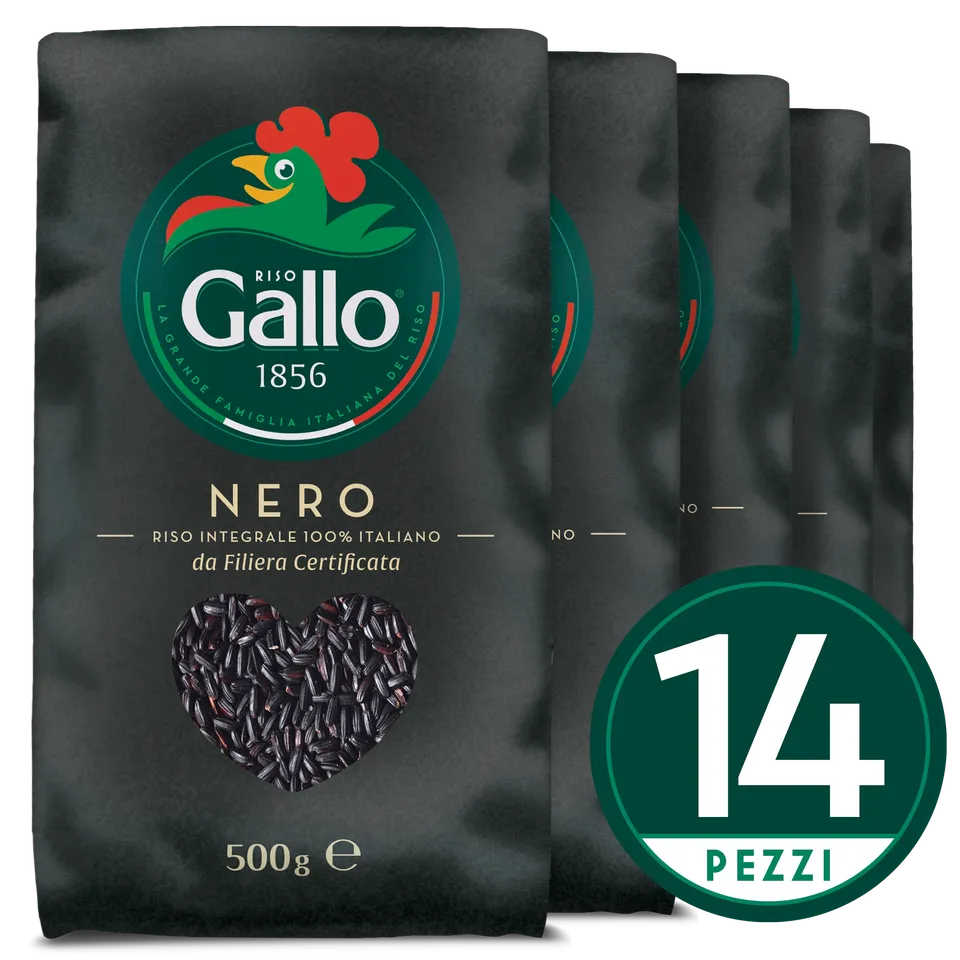 Riso Gallo Nero Schwarzer Vollkornreis parboiled ballaststoffreich