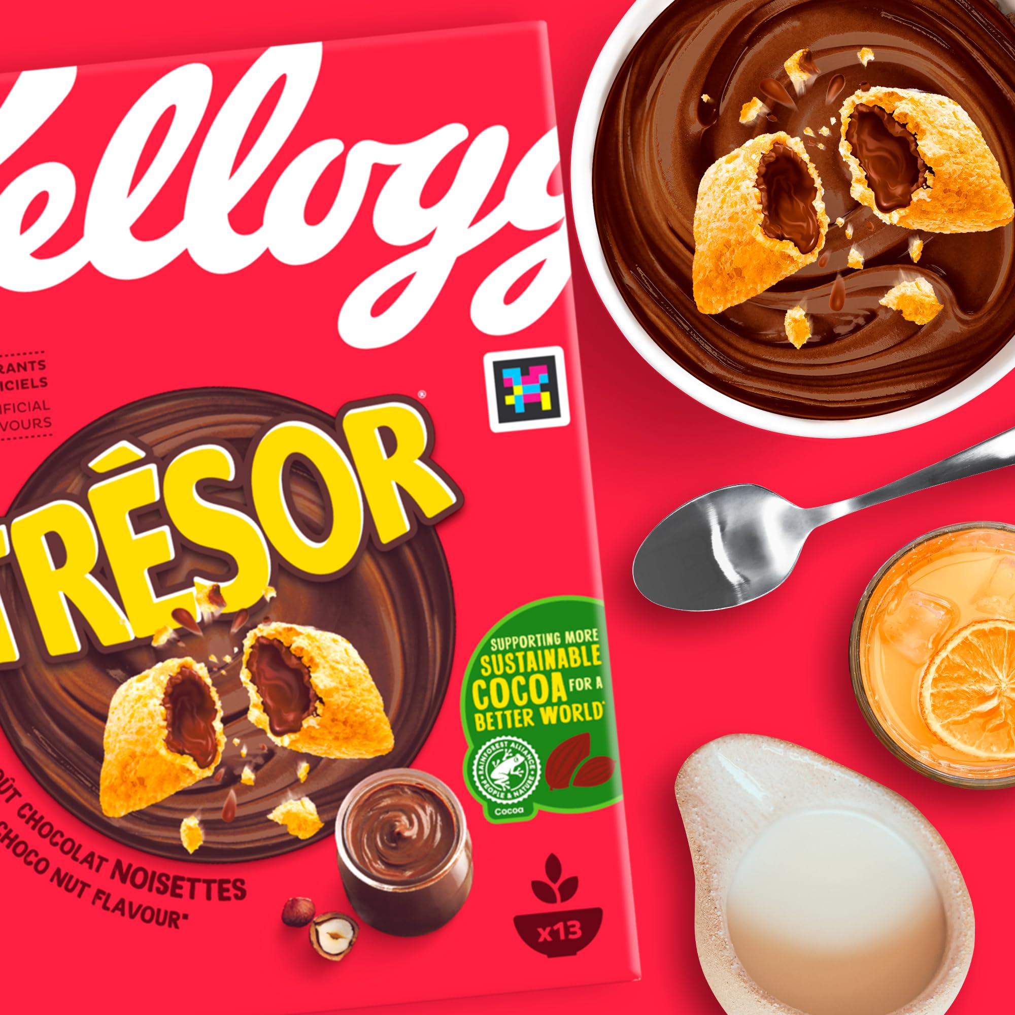 Kellogg's Tresor Choco Nut Frühstückscerealien 6x410g Schoko