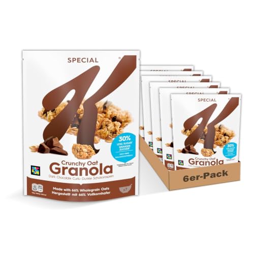 Kellogg's Special K Crunchy Oat Granola Dark Chocolate Curls Müsli 6x320g