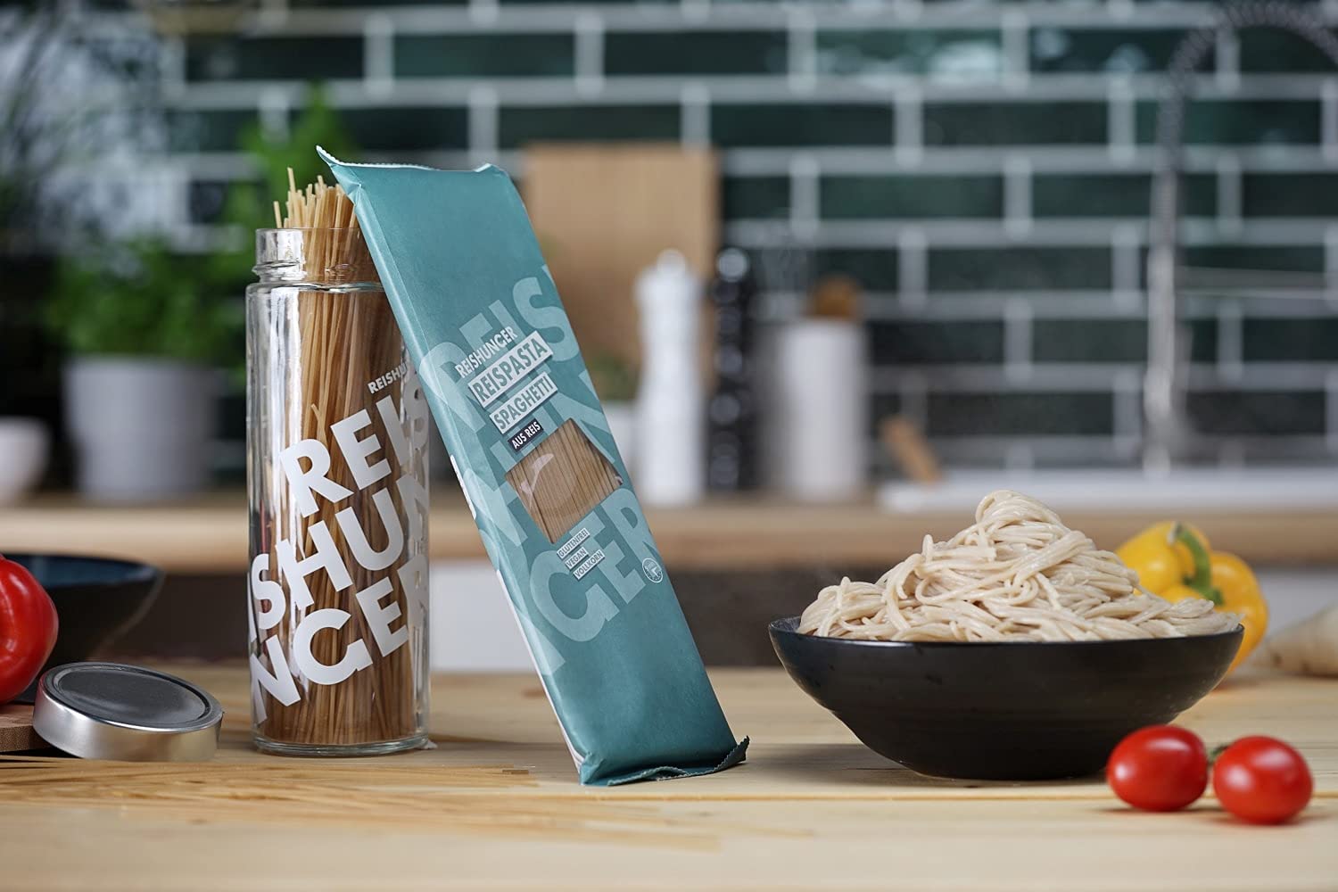 Reishunger Reisglas Aufbewahrungsgläser 4 Stück 600 g