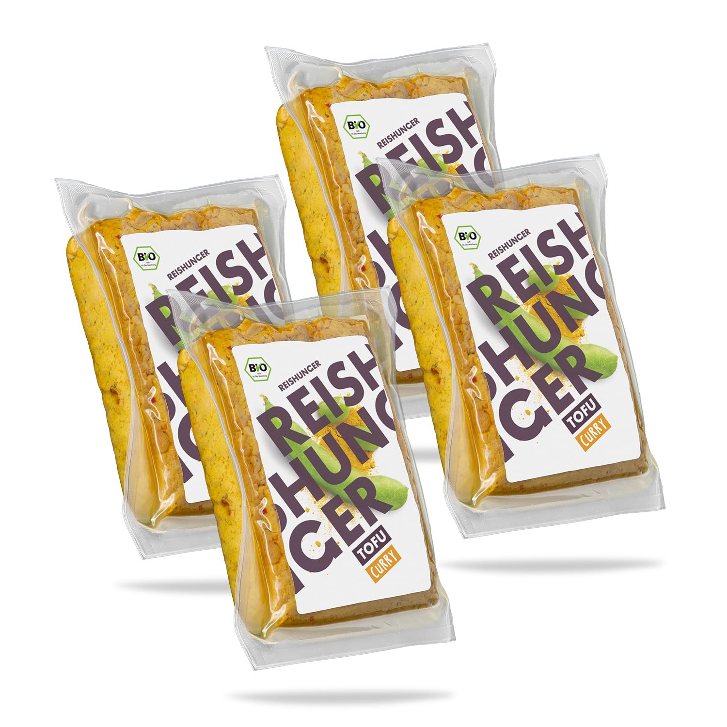 Reishunger BIO Tofu Rosso 4 x 200 g vegan glutenfrei