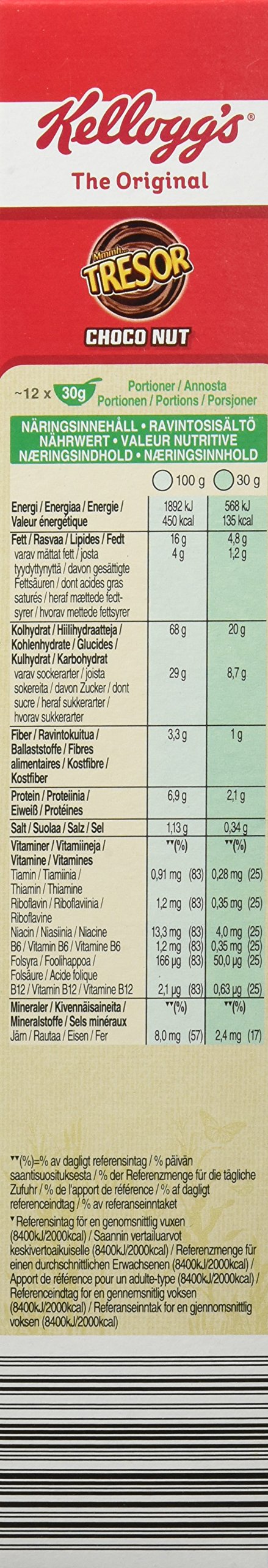 Kellogg's Tresor Choco Nut Müsli 375g Schoko