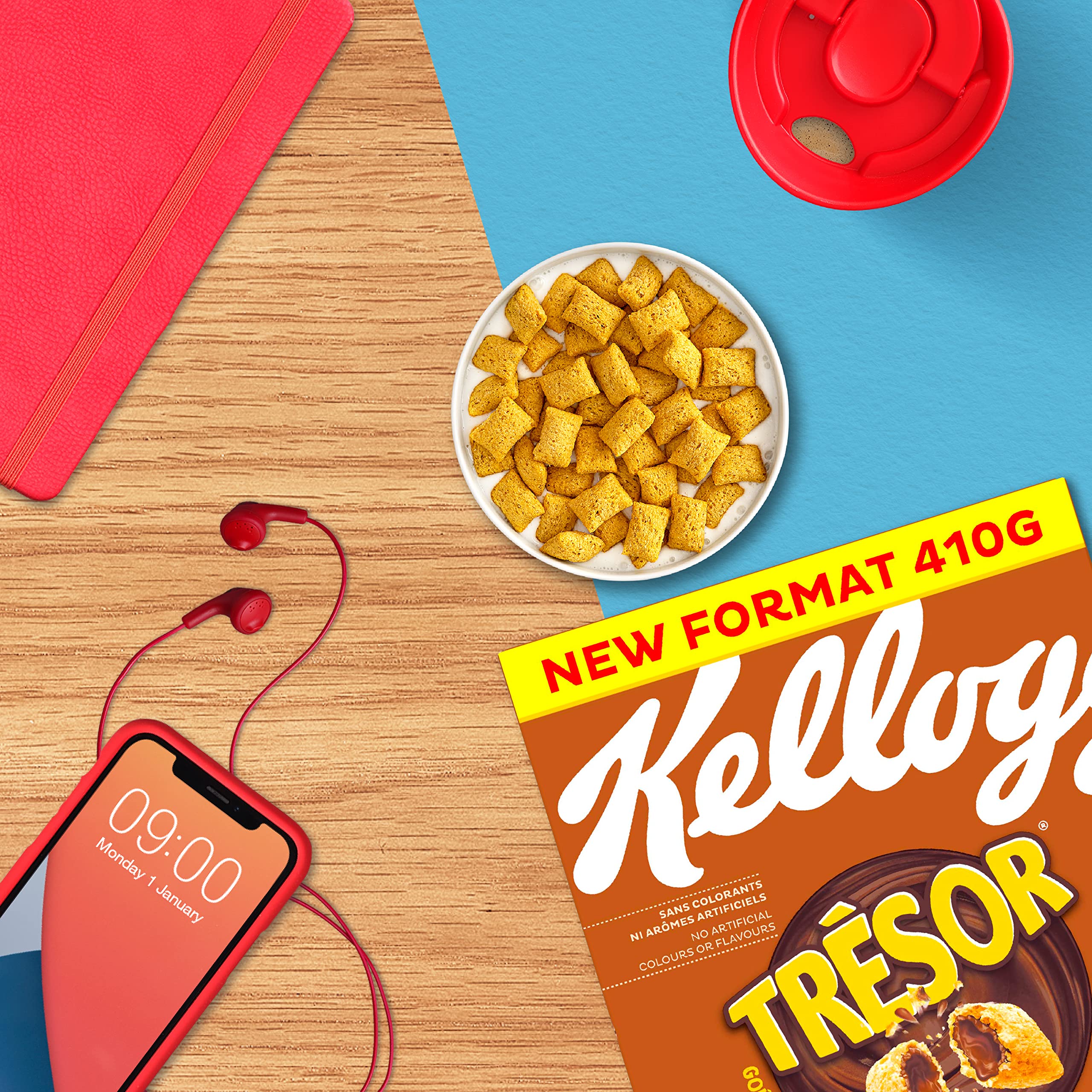 Kellogg's Tresor Choco Caramel Peanut Cerealien 410g