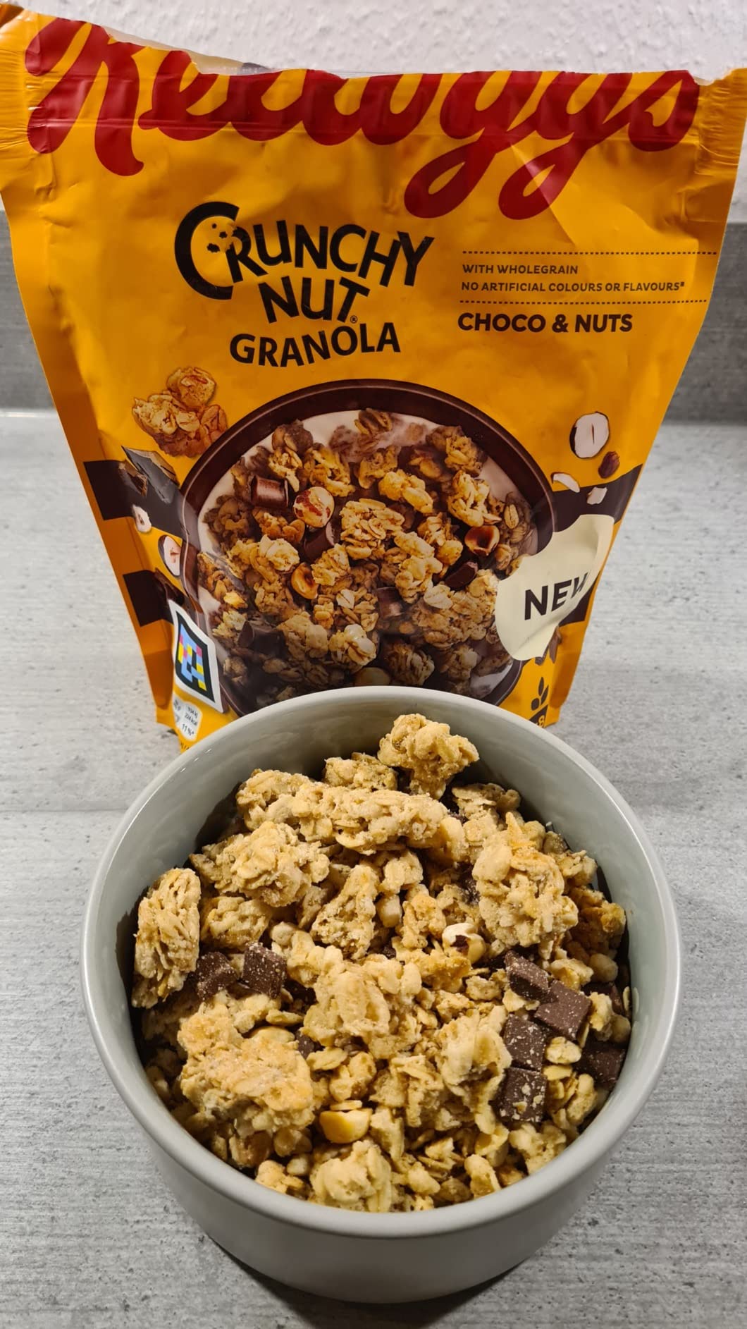 Kellogg's Crunchy Nut Granola Müsli 8 x 380 g Choco