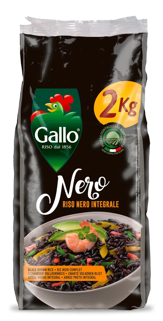 Riso Gallo Nero Integrale Parboiled Schwarzer Reis Vollkorn