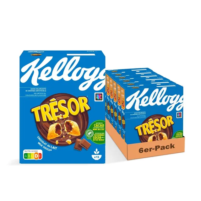 Kellogg's Tresor Milk Choco Cerealien 6x410g Schoko