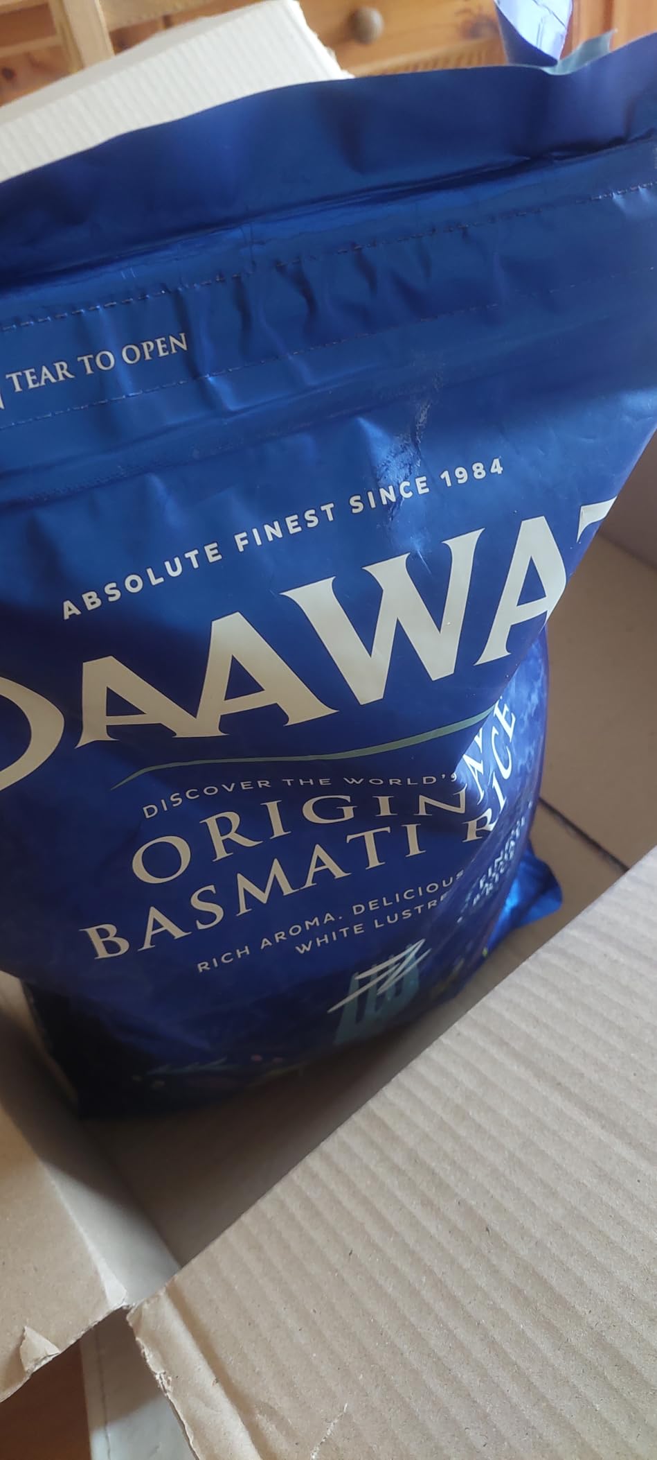 Daawat Original Basmati Reis Langkorn 5kg Aroma