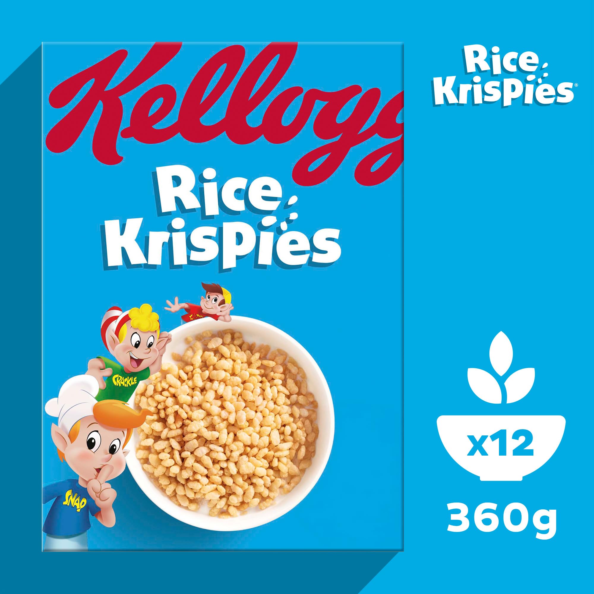Kellogg's Rice Krispies Cerealien 6x360g geröstet