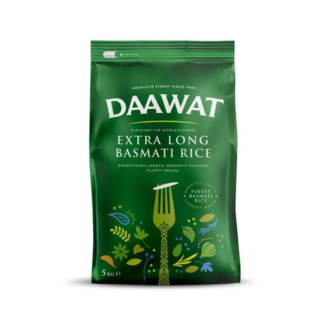 Daawat Extra Long Basmati Reis 5 kg extra lang
