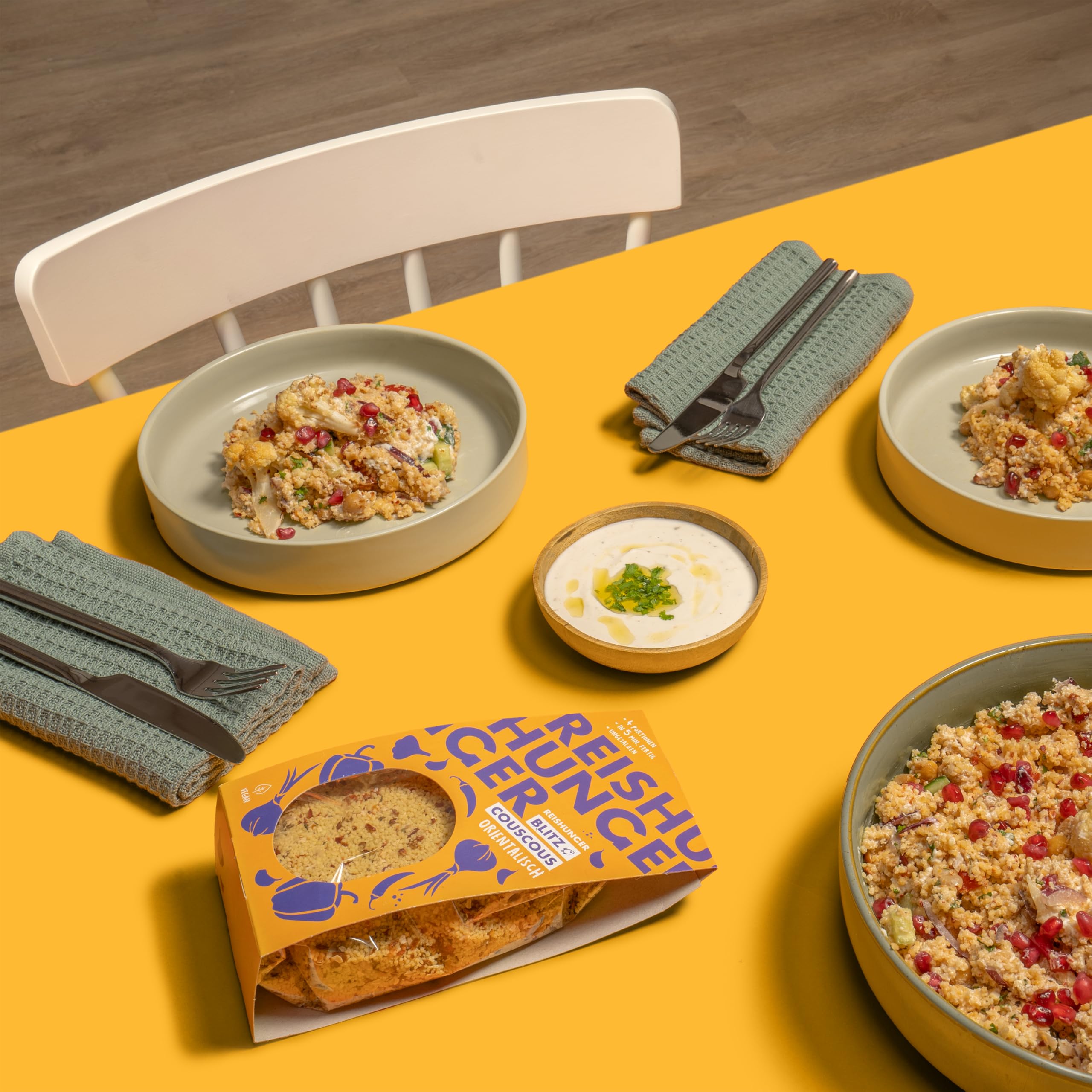 Reishunger Blitz-Couscous Probier Set 2 x 300 g orientalisch